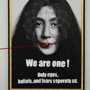Zenita Komad, We are one! Only egos, beliefs, and fears seperate us, 2023, 150 x 110 x 15 cm