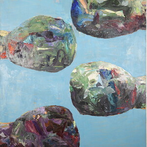 WIEDNER Wolfgang, 4 Köpfe1997/98 160x125 cm?l auf LeinwandFoto: Bernhard Wolf-WN: 70010