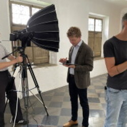 PETER ANGERER_GEHEN & BLEIBEN_Filmdreh. Foto: KULTUM/Hopper