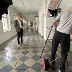 PETER ANGERER_GEHEN & BLEIBEN_Filmdreh. Foto: KULTUM/Hopper