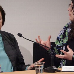  Diagonale-Werkstattgespräch: PRINZpod - die Kunstkomplizen. Nathalie Pollauf im Gespräch mit Brigitte Prinzgau, Thomas Podgorschek und der Regisseurin Ebba Sinzinger