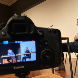 Der doppelte Gast: Thomas Ballhausen - Helwig Brunner. 'Das Mädchen Parzifal ist nicht von gestern'. Moderation: Barbara Rauchenberger. KULTUM, 26.9.2020, Foto: KULTUM/Andrea Hopper