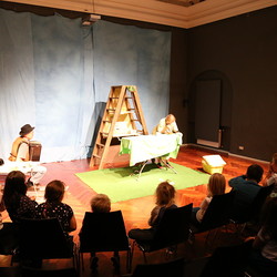 Frau Meier die Amsel, Mezzanintheater, JUNGES PUBLIKUM, September 2021. Foto: KULTUM
