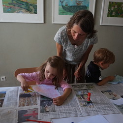 Denn das Lama kennt kein Drama, Buchpräsentation und Workshop, Christine Kastl. 