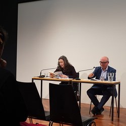 Literaturhotel 'Der Dichter Dominik Steiger (mühelos) stüsselchens' am 10. April 2026 mit Monika Rinck und Thomas Eder