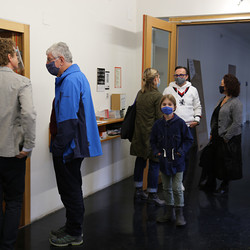 NINAVALE. Ausstellungseröffnung. 'Paradise is temporarily closed. God' KULTUM Graz, 24. Oktober 2020. Foto: KULTUM/Andrea Hopper