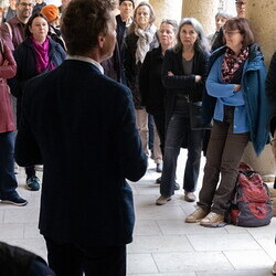 1. Kuratorenführung mit Johannes Rauchenberger und Künstlergespräche mit Michael Endlicher, Zlatko Kopljar, Reinhild Gerum, Heribert Friedl, Wilhelm Scheruebl, Alois Neuhold und Hannes Priesch – Rundgang im steirischen herbst 25, 27. September 2025