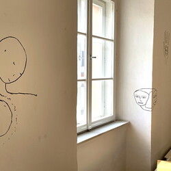 Eröffnung der Ausstellung: 'SISTERS OF THE LABYRINTH' von Renate Kordon und Tamara Friebel, KULTUM Graz, 2. März 2024. Foto: KULTUM/Johannes Rauchenberger