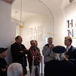 1. Kuratorenführung mit Johannes Rauchenberger und Künstlergespräche mit Michael Endlicher, Zlatko Kopljar, Reinhild Gerum, Heribert Friedl, Wilhelm Scheruebl, Alois Neuhold und Hannes Priesch – Rundgang im steirischen herbst 25, 27. September 2025