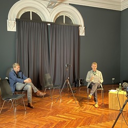 CINEMA ALTERA_Buchpräsentation_Thomas Henke_Johannes Rauchenberger. Foto: KULTUM/Hopper