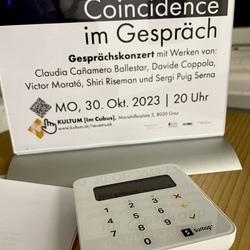 NEUE MUSIK_ENSEMBLE COINCIDENCE_20231030. Foto: KULTUM/A. Hopper