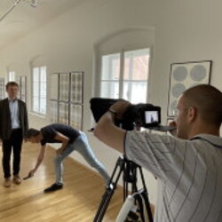 PETER ANGERER_GEHEN & BLEIBEN_Filmdreh. Foto: KULTUM/Hopper