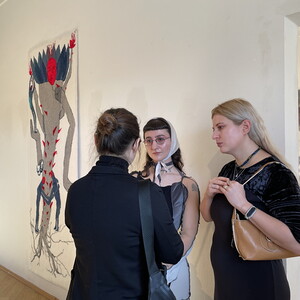 Eröffnung der Ausstellung: 'Margo Sarkisova: Reflections on Identity'; Kuratorin/Curator: Nastia Khlestova KULTUM Graz, 16.12.2023 In Kooperation mit   Foto: J. Rauchenberger