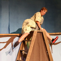 Frau Meier die Amsel, Mezzanintheater, JUNGES PUBLIKUM, September 2021. Foto: KULTUM