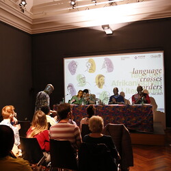 'language crosses borders': Tage der afrikanischen Literaturen: KULTUM Graz und Kunsthaus Graz, 5.?7. Mai 2023  Er?ffnung am Freitag, 5. Mai im KULTUM