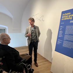 Josef Fink_Im Bann (s)einer großen Erzählung_Kuratorenführung. Foto: KULTUM/Hopper