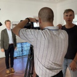 PETER ANGERER_GEHEN & BLEIBEN_Filmdreh. Foto: KULTUM/Hopper