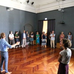 EINATMEN - AUSATMEN. Ausstellungsbesuch mit Führung. Foto: KULTUM