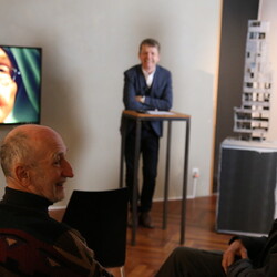CINEMA ALTERA_Thomas Henke, Lorenz Estermann, Ausstellungseröffnung, 07.02.2023. Foto: KULTUM Graz