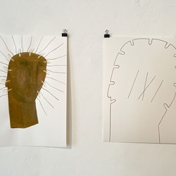 Judith Zilllich: MUTTER GOTTES. (Ikonen 2018–2021), Eitempera auf PapierKULTUM Galerie, 12. Nov. 2021 bis 12. Feb. 2022. Kurator: Johannes Rauchenberger