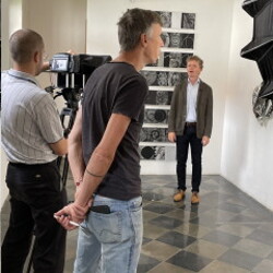 PETER ANGERER_GEHEN & BLEIBEN_Filmdreh. Foto: KULTUM/Hopper