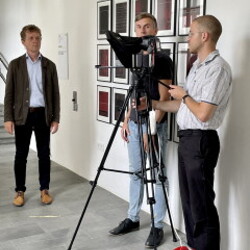 PETER ANGERER_GEHEN & BLEIBEN_Filmdreh. Foto: KULTUM/Hopper