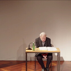 LITERATUR HOTEL: Lesung Gerhard Rühm: 100 Zahlendichtungen.Einführung: Lisa Spalt, KULTUM Graz, 18.10.2024, Foto: J. Rauchenberger