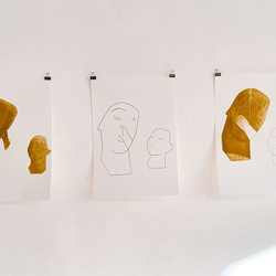 Judith Zilllich: MUTTER GOTTES. (Ikonen 2018–2021), Eitempera auf PapierKULTUM Galerie, 12. Nov. 2021 bis 12. Feb. 2022. Kurator: Johannes Rauchenberger