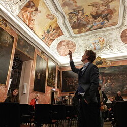 Lange Nacht der Museen, 4. Oktober 2025: Alte Bilder von, aus, ?ber Gott... Die Botschaft der Bilder im Minoritensaal: Führung mit Dr. Johannes Rauchenberger durch den Minoritensaal