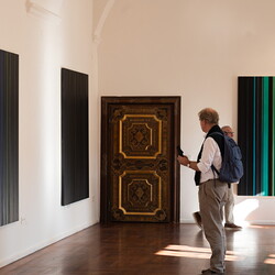 LEBEN NACH DEM TOD? Kuratorenführung mit Johannes Rauchenberger in Zlatko Kopljars Schau 'AUSLÖSCHUNG' am 2.11.2024Foto: Adnan Babahmetovic