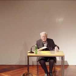 LITERATUR HOTEL: Lesung Gerhard Rühm: 100 Zahlendichtungen.Einführung: Lisa Spalt, KULTUM Graz, 18.10.2024, Foto: J. Rauchenberger