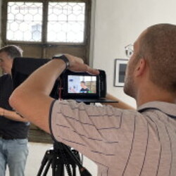 PETER ANGERER_GEHEN & BLEIBEN_Filmdreh. Foto: KULTUM/Hopper