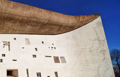 Kapelle Notre-Dame-du-Haut, Ronchamp, Le Corbusier, 1950-1955, Foto: A. Kölbl