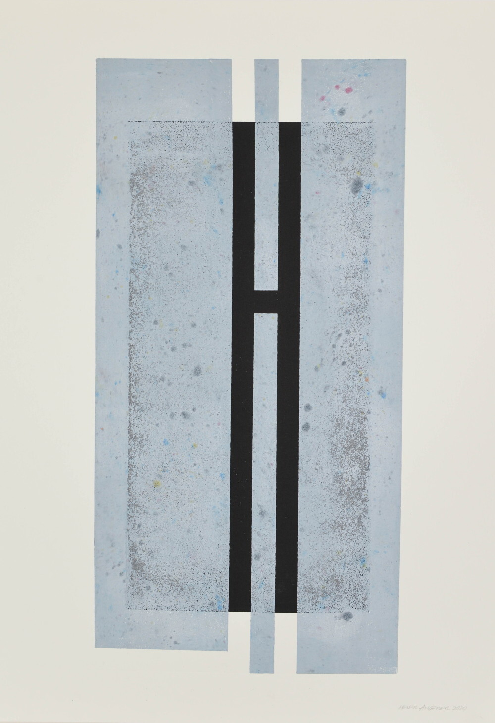 Peter Angerer: „Öffnungen“, 2020,Grafikunikate (Flachdruck), Papierformat je 59,4 x 42cm