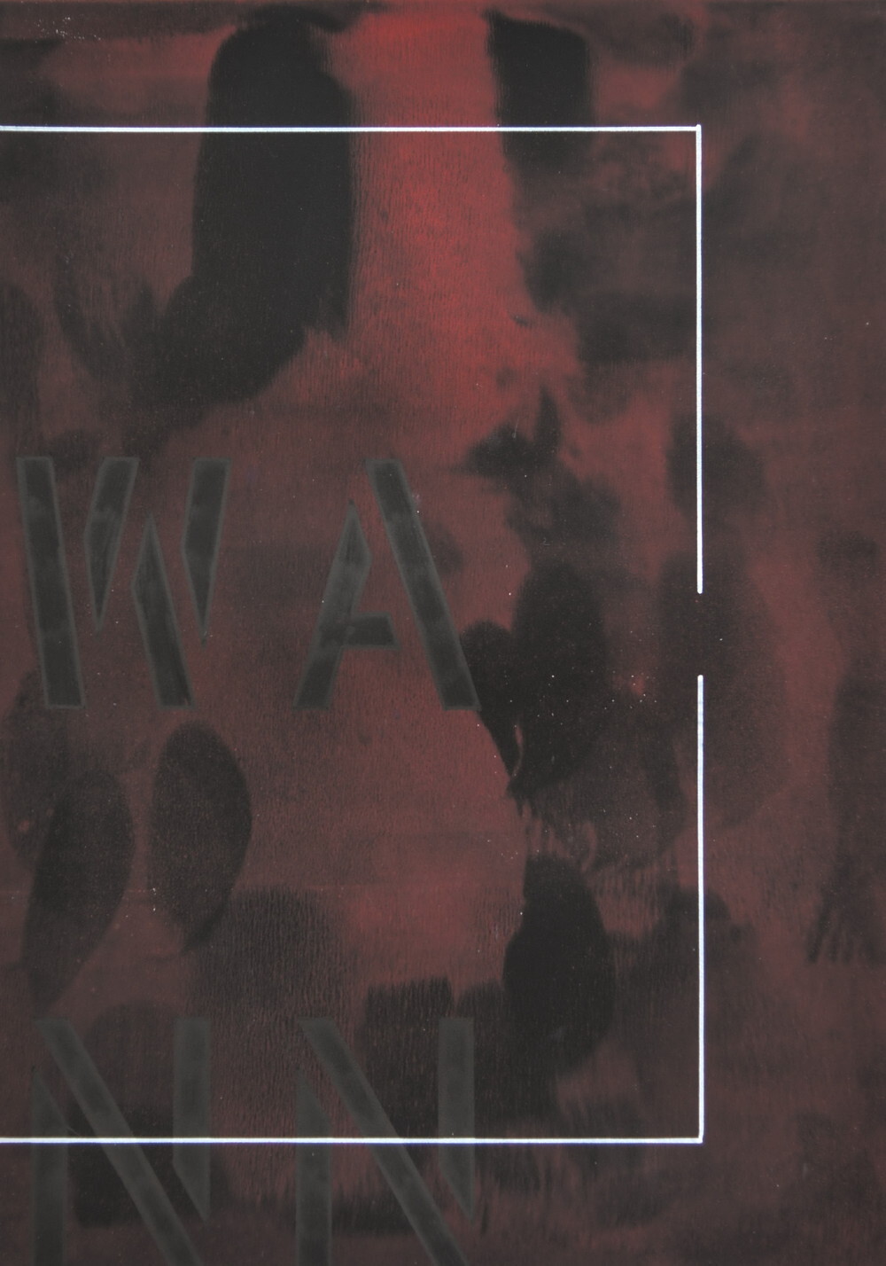 Peter Angerer: „Ahnung“, 2019, Grafikserie/Unikate, 15 Arbeiten, Monotypie, Text, Zeichnung, je 40cm x 30cm