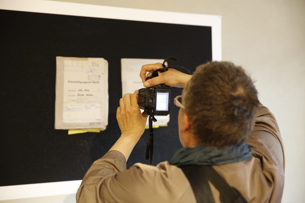 Er?ffnung der Ausstellung: Shimon Lev: OBJECTS OF MEMORY, 18. Juni 2014, Kurator: Johannes Rauchenberger, Foto: Clemens Nestroy