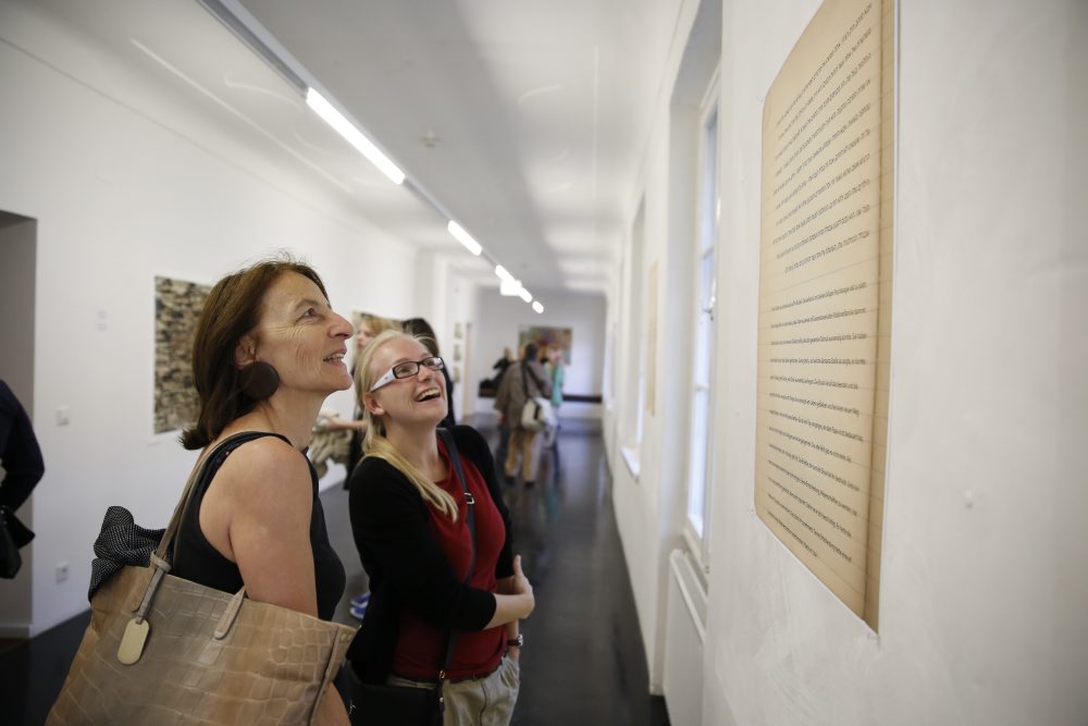 Eröffnung der Ausstellung: Shimon Lev: OBJECTS OF MEMORY, 18. Juni 2014, Kurator: Johannes Rauchenberger, Foto: Clemens Nestroy