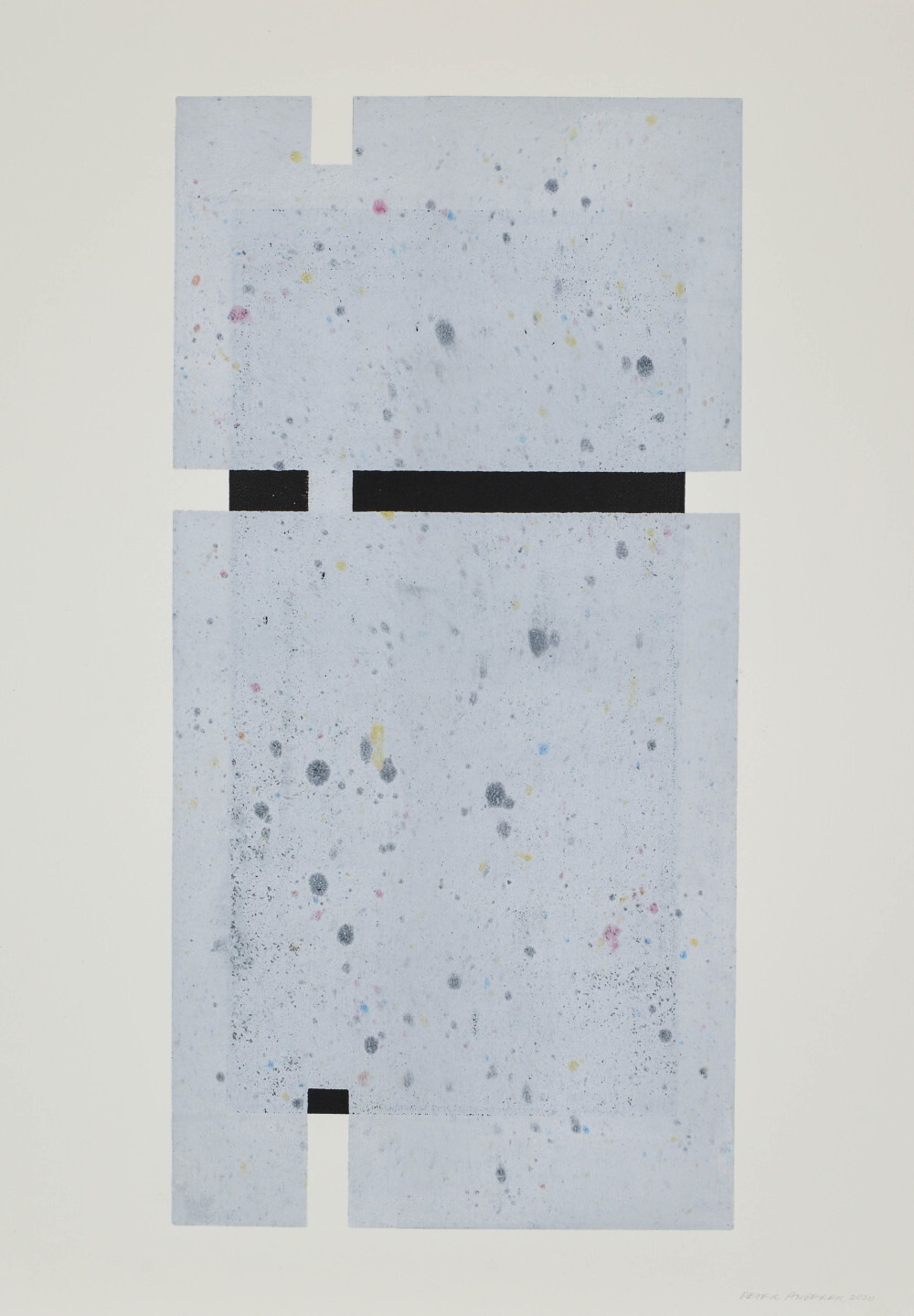 Peter Angerer: „Öffnungen“, 2020,Grafikunikate (Flachdruck), Papierformat je 59,4 x 42cm