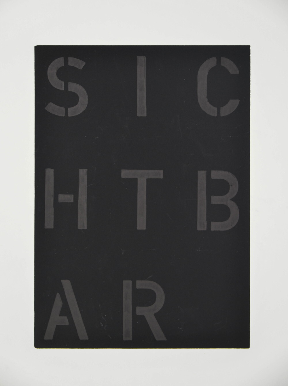 Peter Angerer: UNVERFÜGBARKEIT, 2019, Grafikunikate