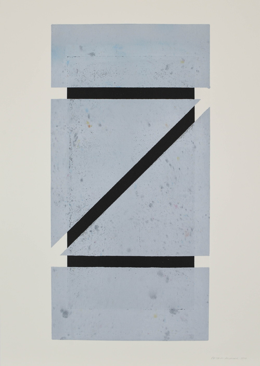 Peter Angerer: „Öffnungen“, 2020,Grafikunikate (Flachdruck), Papierformat je 59,4 x 42cm