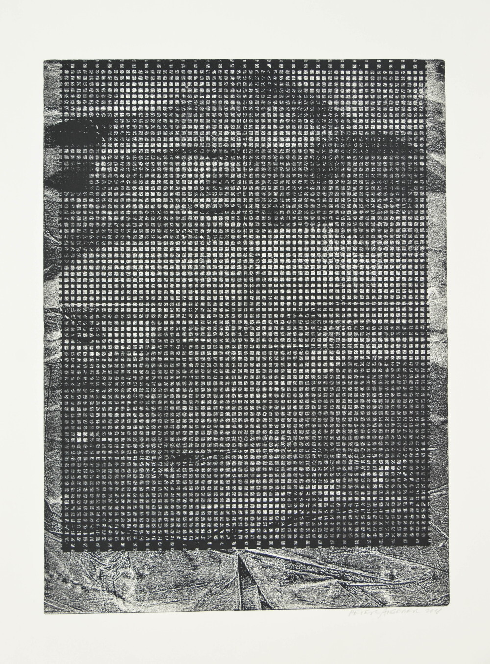 Peter Angerer: UNVERFÜGBARKEIT, 2019, Grafikunikate